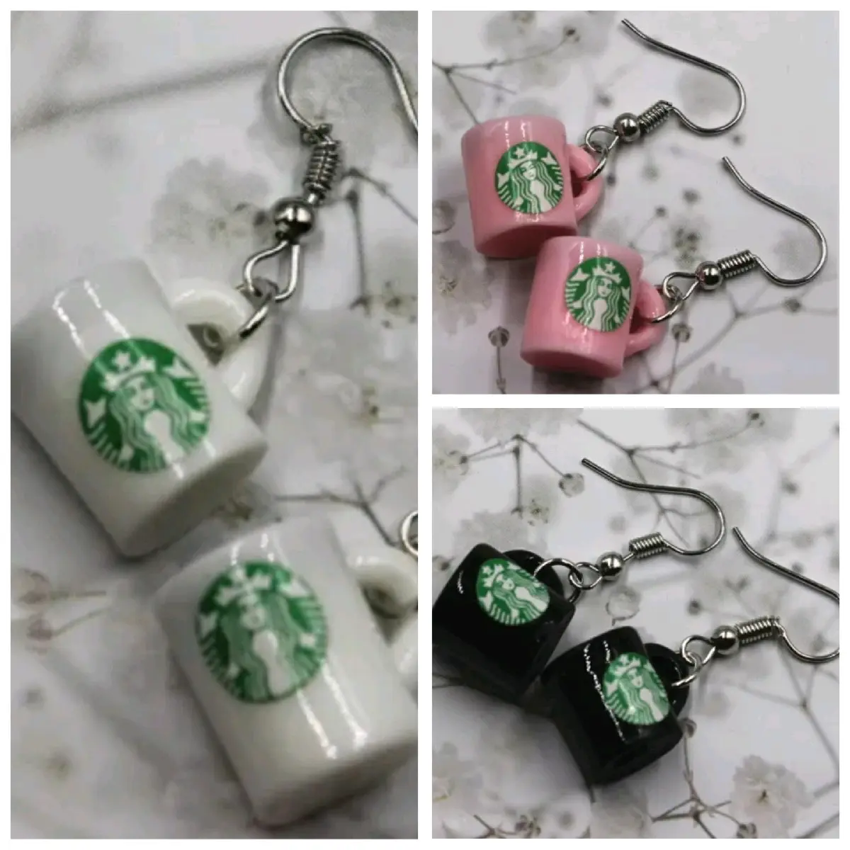 Coffee Mug Earrings, Cute Earrings, Fun Earrings, Dangle Earrings, Novelty Earrings, Drink Earrings
