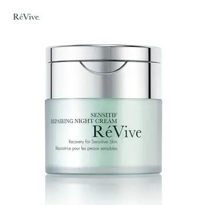 RéVive Hydrating Face Moisturizer for Sensitive Skin - Sensitif Repairing Night Cream - Soothing Gel Moisturizer with Bio-Calming Actives for Skin Barrier Repair (50g)
