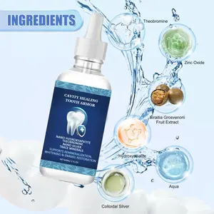 Original Tooth Armor Liquid Drops, An-ti Cavity Enamel Protector, Fluoride-Free, Nano Hydroxyapatite Tooth Drops, Daily Drops Oral Care for Sensitive Teeth, Fresh Breath Toothbrush Brighter Smile