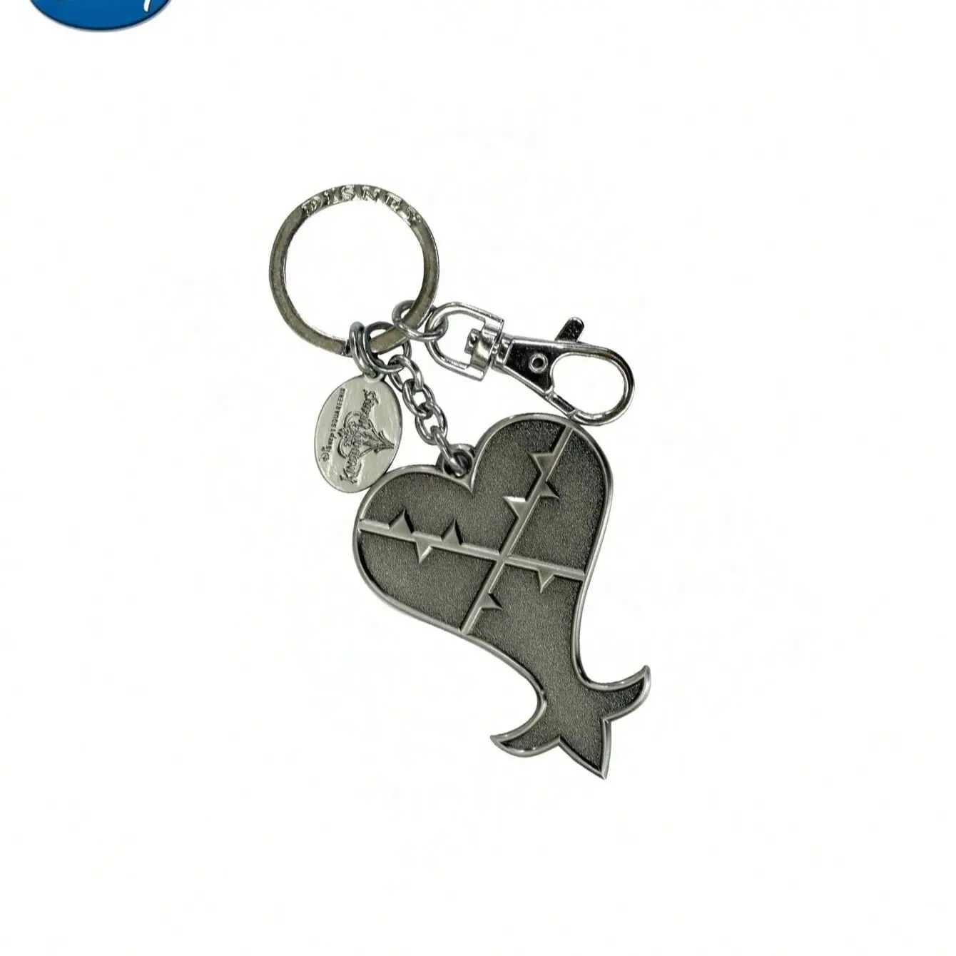 1PC Disney Officially Licensed Kingdom Hearts Star Seeker Pewter Keychain Key Ring Keychain Clip Accessories Bag Charm Key rings for Car Keys Cute Cartoon Travelling Birthday Gift Key Charms Keychain Collectible