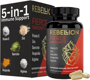 3 Bottles of Fierce Immunity - Bundle - Daily Immune Support with Vitamin D, Zinc, Quercetin & More