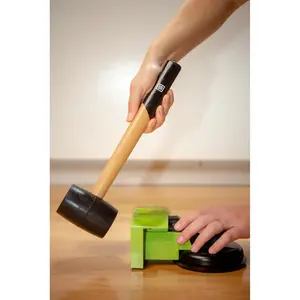 Gap Fixing Tool - For Floating Laminate, LVP & Engineered Floors - Suction Cup & Non-Scratch Mallet Repair Kit