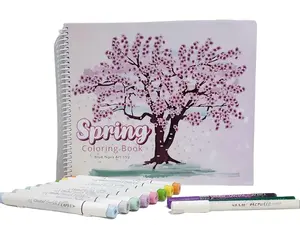 Spring Coloring Book, A Bold and Easy, Cute Spring Days.