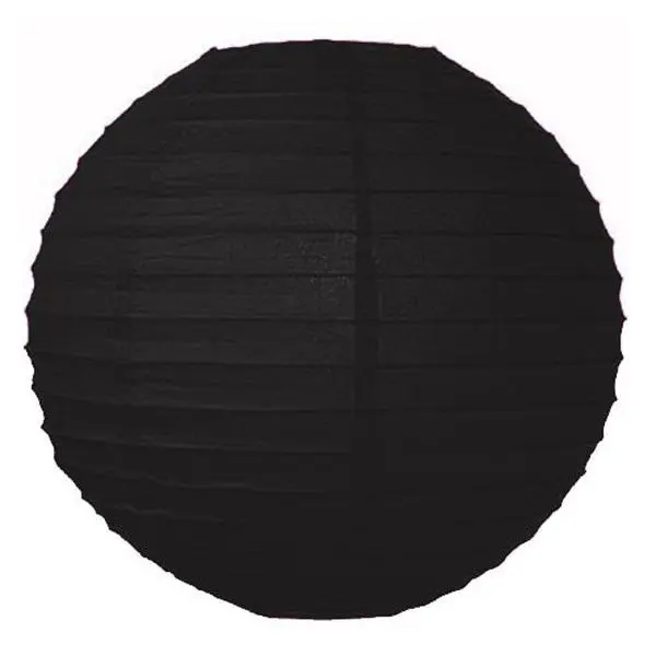 10 in. Black Paper Lantern 10 in. Black Paper Lantern