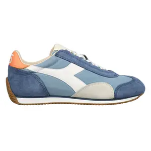 diadora Mens Equipe H Dirty Stone Wash Lace Up Sneakers Shoes Casual - Blue