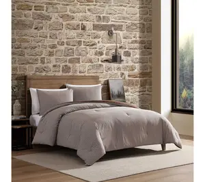 Eddie Bauer Harrison Beige Cotton Twin Comforter Set