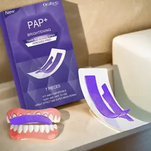 21pcs Teeth Cleaning Strips, Gentle Teeth Care Stickers, Daily Oral Hygiene, Liquid Form, Contains No Alcohol or Aerosol