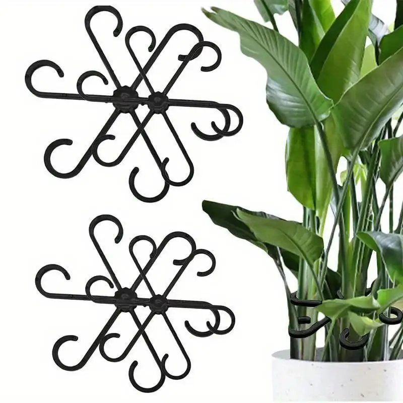 Plant Stem Support, 4 Counts/set Vine Support-Clips for Climbing Plants Grow Upright Healthier, Universal Garden Supplies, Garden Accessories, Decorat