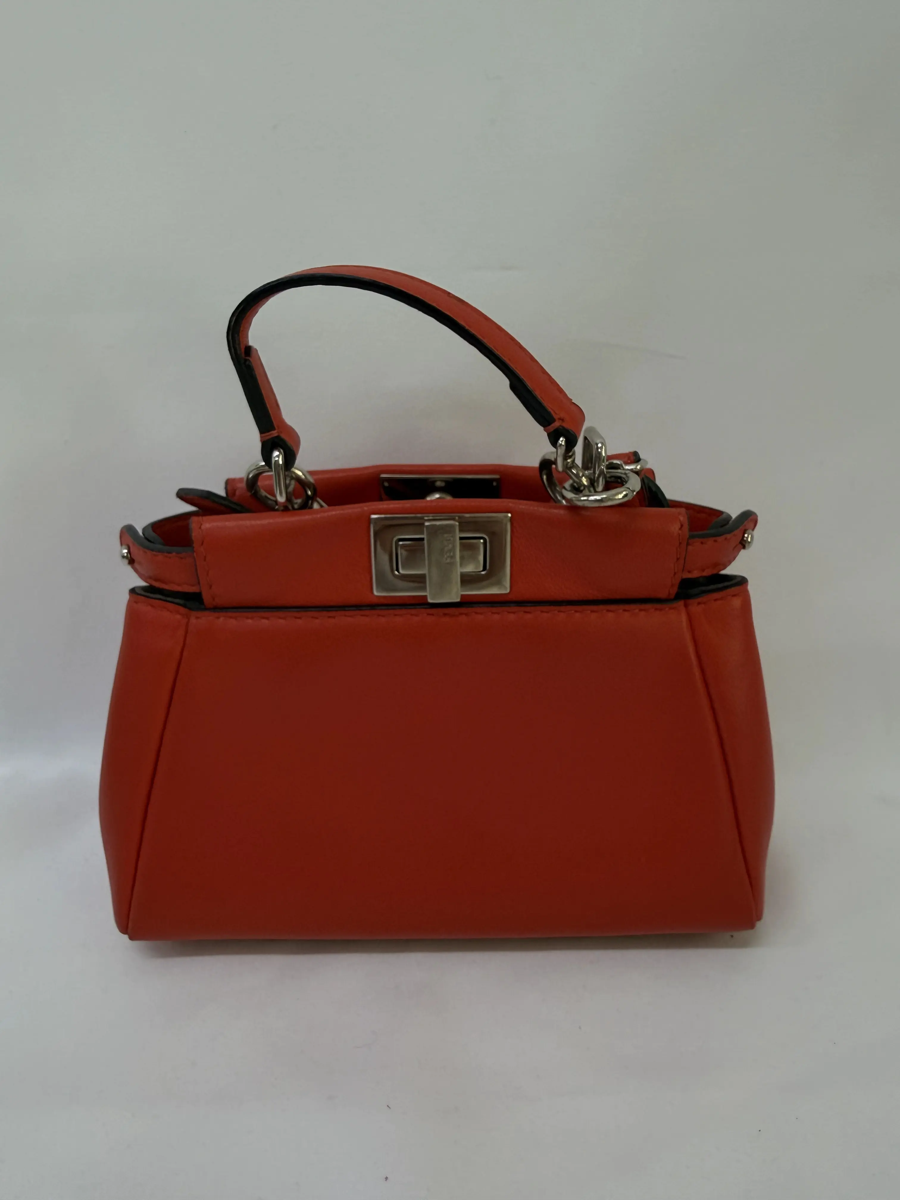 Pre-owned FENDI Fendi, Mini Peekaboo Handbag