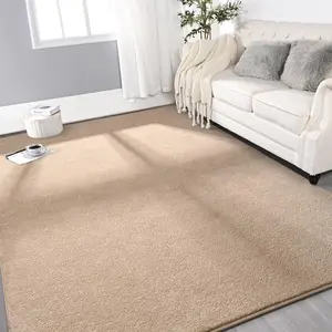 Living Room Bedroom Rug, Soft Upgrade Thickened Memory Foam Carpet | Non-Slip Comfort Modern Minimalist Beige 6x9 ft for Nursery,Non Slip Vintage Rug for Bedroom, Dining Room, Home Office, Kitchen