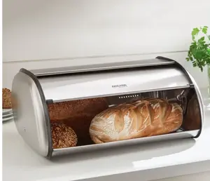 Stainless Steel Bread Box Containers Kitchen