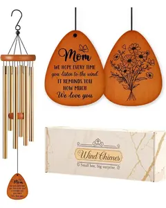 Gifts for Mom, Moms Wind Chimes, Best Gift for Mom, Mother Birthday Gift from Daughter Son, Love Reminder Gifts for Mother's Day Christmas