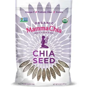 Mamma Chia Organic Chia Seeds, Black, 12 Ounce (Pack of 1)