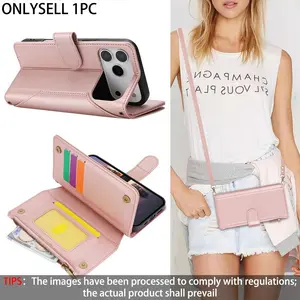 Flip Leather Phone Case with Card Holder Wallet for iPhone 17 Pro Max, 16 Pro, 15 Plus, 14, 13 Mini, 12 and 11, featuring card slots for card storage, full-body shockproof protective cover with durable and stylish design