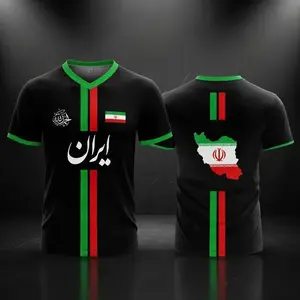 Iran Soccer Jersey, Persian Flag Colors Sports Shirt, Iran Pride Fan A pparel, Gift for Iranian Fans