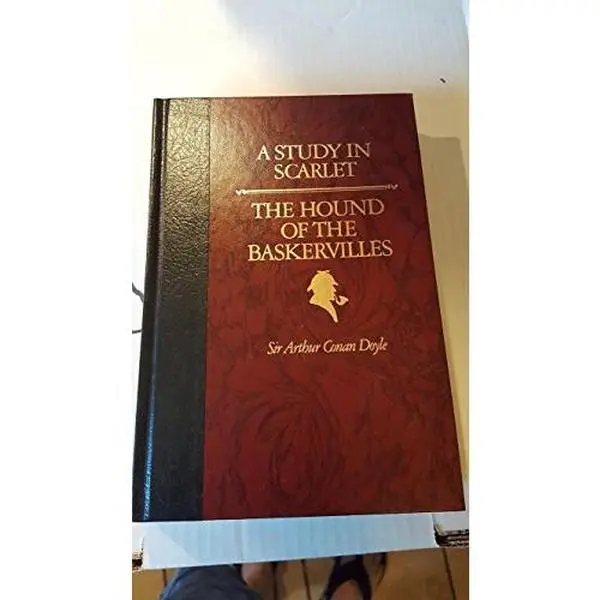 USED Book - A Study in Scarlet & the Hound of the Baskervilles (The World's Best Reading) by Sir Arthur Conan Doyle (Hardcover) - english