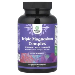 Nature's Craft Triple Magnesium Complex, 120 Capsules (133 mg per Capsule)