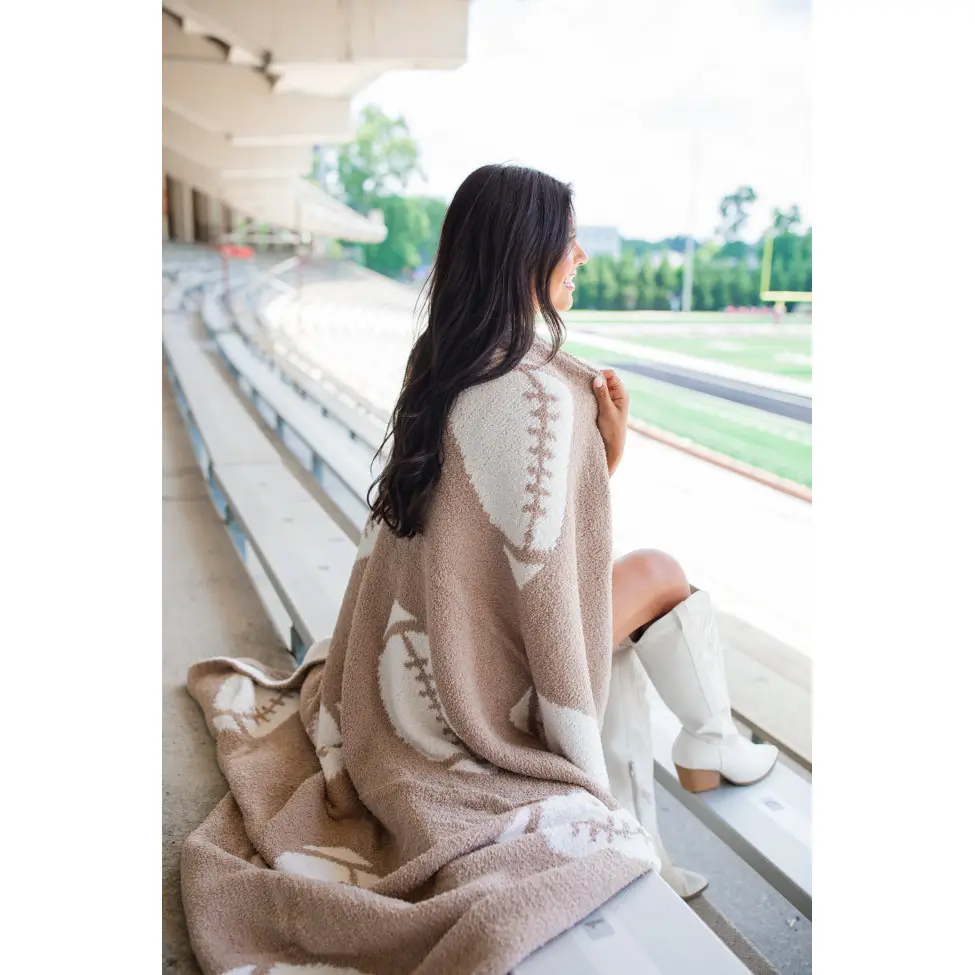 Make Me Believe Football Gameday Blanket