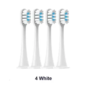 4PCS Replacement Brush Heads For xiaomi Mijia T300/T500/T700 Sonic Electric Toothbrush Soft Bristle Nozzles with Caps Sealed Package