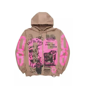 Kamille Tan Oversized Hoodie