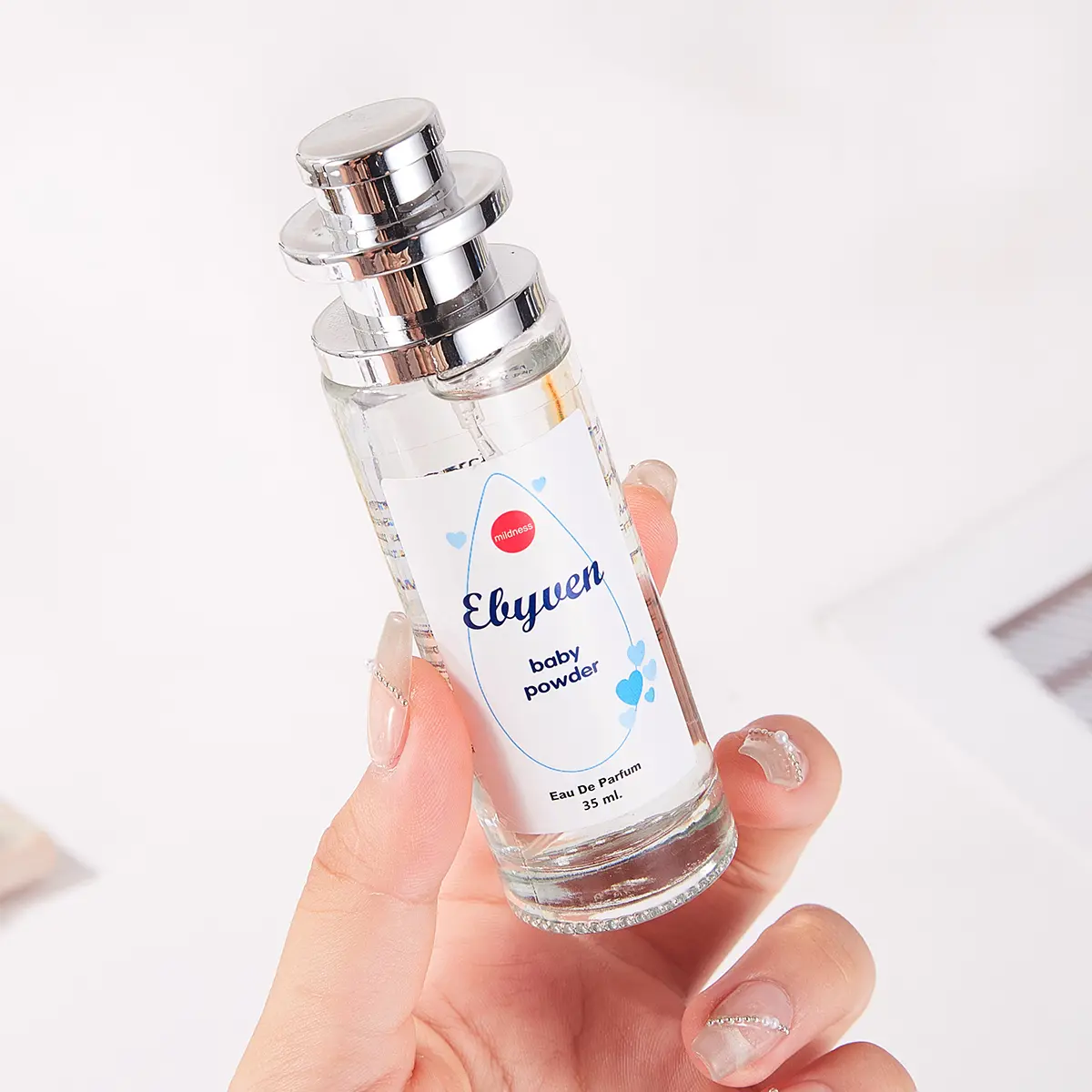 1fl.oz Women's Perfume, Men's Perfume, Baby Powder Fragrance, Baby Soap Scent, Alcohol-Based, 3-5% Perfume Concentration, Fresh Notes, No Phthalates, Liquid Formula