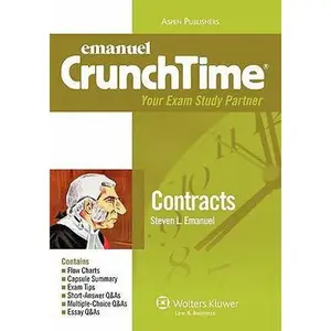 USED-CrunchTime: Contracts by Steven L. Emanual (Paperback)