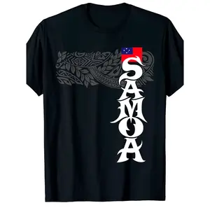 T-Shirts 100% Cotton American Samoa Shirt Tshirts For Mens Designer Clothes Samoa Island Polynesian Samoan MEN WOMEN UNISEX 220g