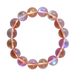 Glass Beaded Stretch Bracelet for Women Jewelry Birthday Christmas Gifts for Women