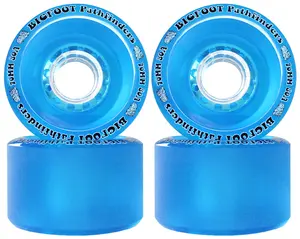 Bigfoot Longboard Wheels - 70mm 80a Pathfinders Blue