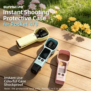 for DJI Osmo Pocket3/4 Protective Case, Perfet for Outdoor Sports, Sports Events, Holiday Travel, Ideal Gift, Festival Party and Campus Photography, Portable & Easy Carrying | Soft Pads Inside | Lightweight Design | Accurate Cut-out | Multiple Colors