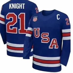 USA TEAM Hilary Knight Jersey, Usa All-over Print Hockey Jersey - Adult & Youth Sizes – Ice Hockey Fan Gear In All Colors