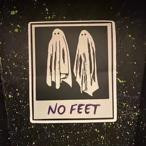 “No Feet” 3 Inch Sticker