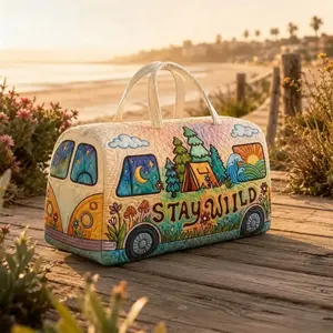 3D Print Travel Duffle Bag, Large Capacity Gym & Weekender Bag for Fitness, Outdoor & Daily Use