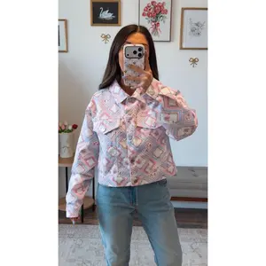 Floral Patchwork Denim Jacket