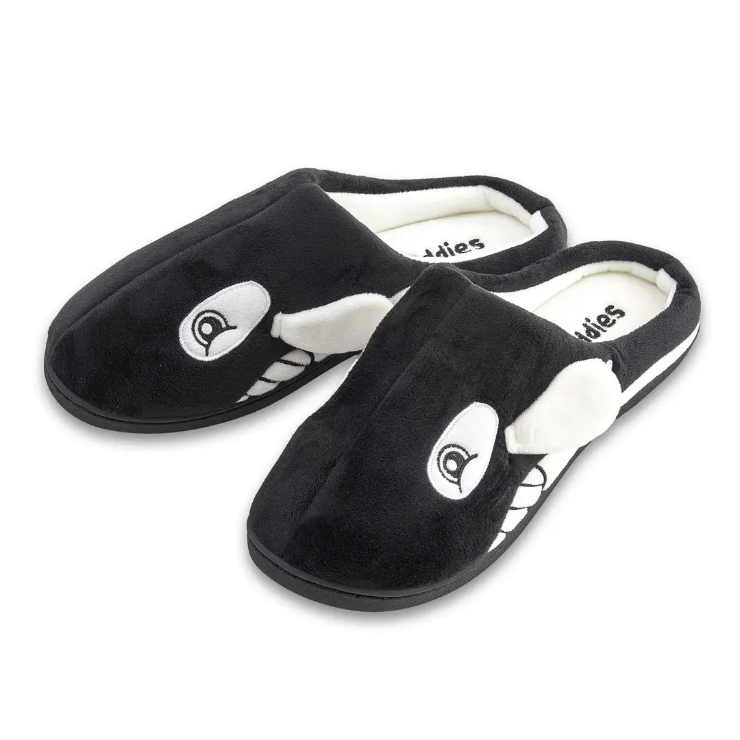 Coddies Orca Slippers - Plush Killer Whale House Shoes
