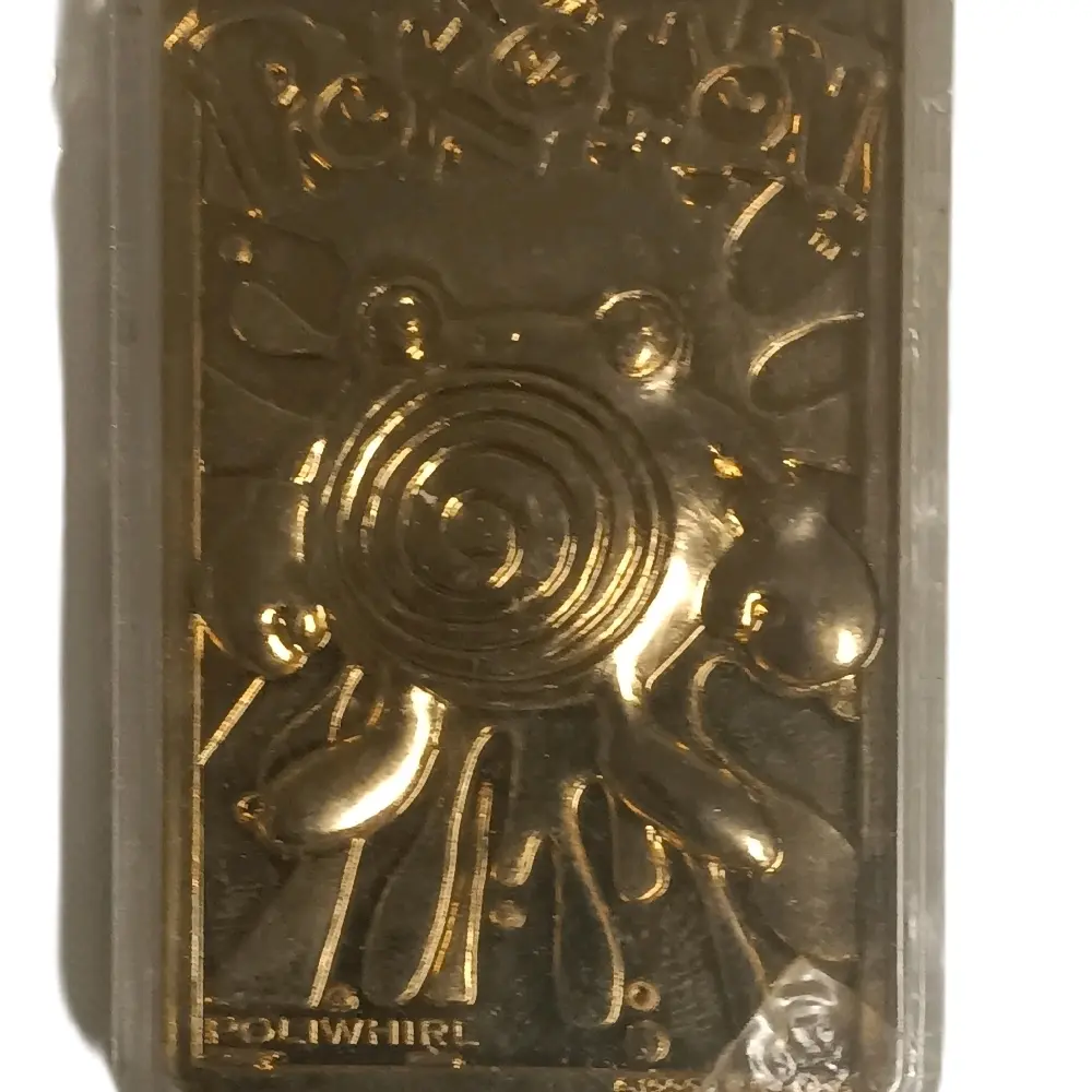 gold plated pokemon cards poliwhirl Poliwhirl main image 0