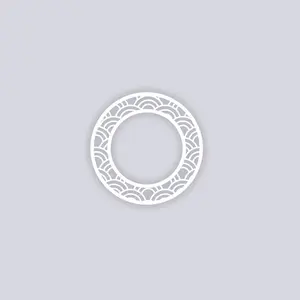 Arches Circle Rim Clay Stencil