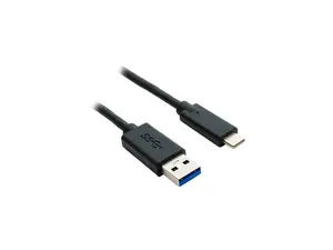 Nippon Labs 60USB3-31CA-10 USB Type-C Male to USB 3.0 (G1) A Male Cable, 10 ft. USB-C to A Black Cable