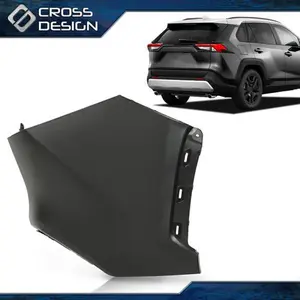CROSSDESIGN Rear Right Side Bumper Corner Cover Extension, Car Accessories, Auto Parts Accessories for 19-23 Toyota Rav4 Prime
