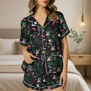 Wicked Defying Gravity Satin Pajama Set, Changed for Good Pajamas, Broadway Theater Gift for Women, Cozy Cute Sleepwear Set