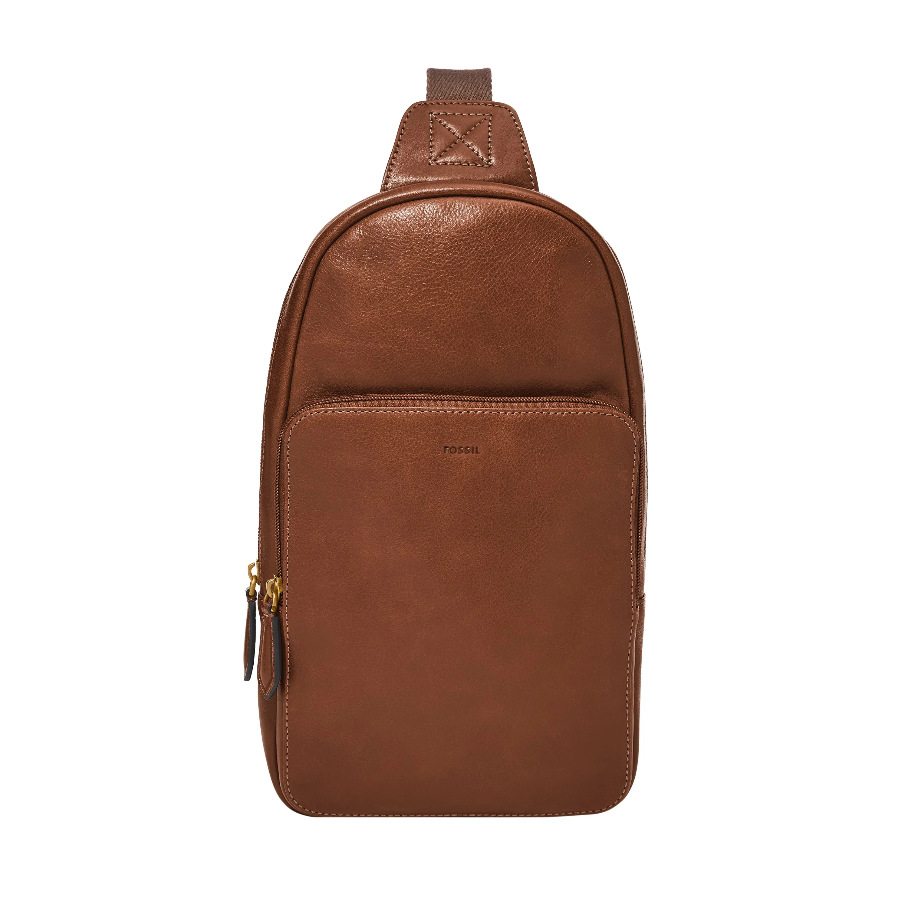 Fossil Men's Finn Leather Sling Pack Bag