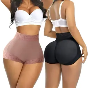 High-Waisted Padded Butt-Lifting Shaper Shorts for Women - Comfortable and Stylish Design