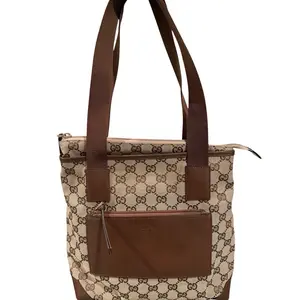 Pre-owned GUCCI canvas Shoulder Bags brown shoulder bag