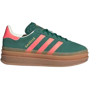 adidas Gazelle Bold Collegiate Green Signal Coral Cream White (GS)