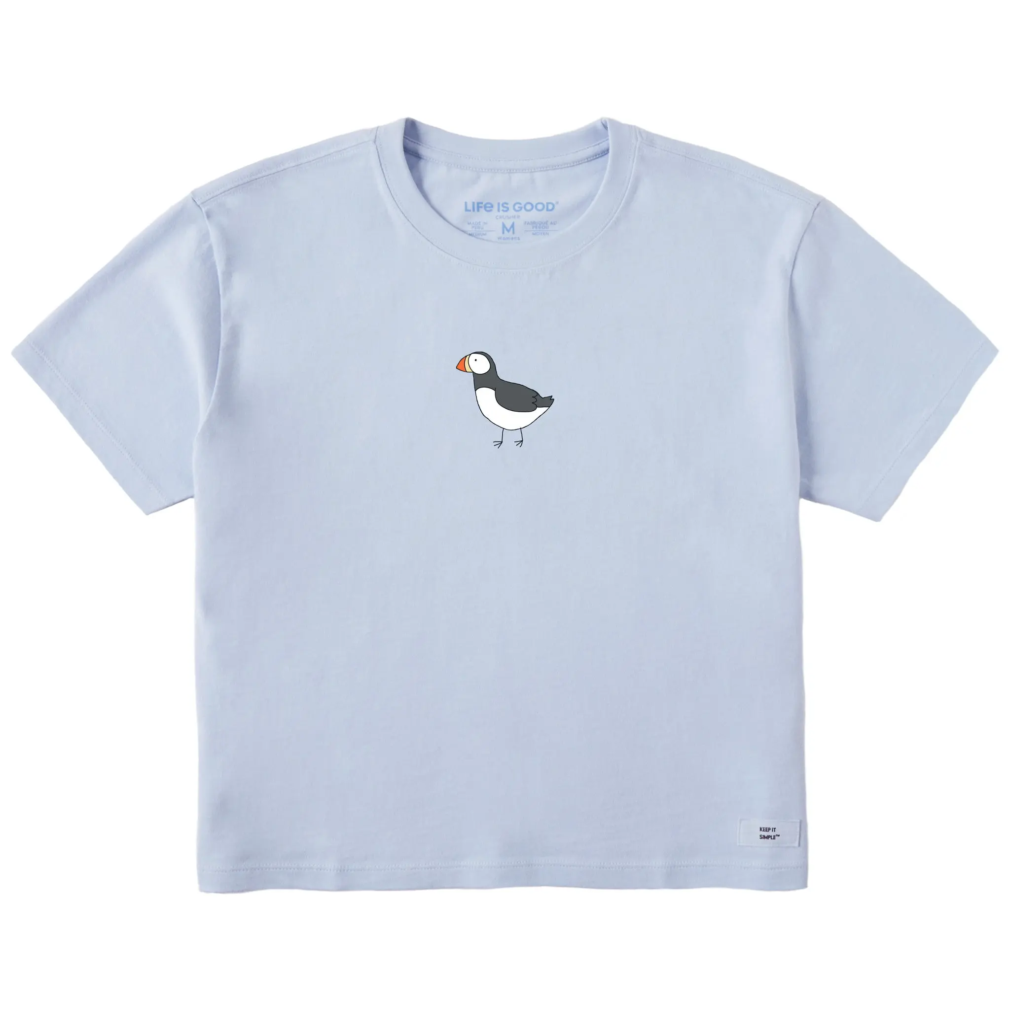 Women's Puffin Short Sleeve Crusher Boxy Tee