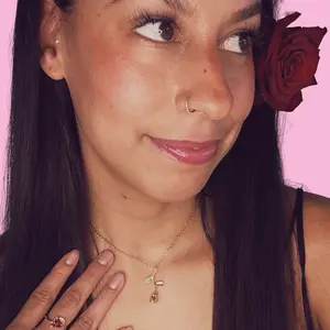 Next Chapter Rose Charm Necklace and Ring