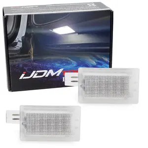 iJDMTOY Xenon White 18-SMD Full LED Under Side Door Courtesy Lights, Footwell Lights, For Dodge Charger Challenger Dart Stratus Magnum Avenger, Chrysler 200 300 Sebring