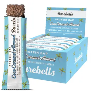 Barebells Protein Bars Coco Caramel Almond – 20g Protein (12 Bars)