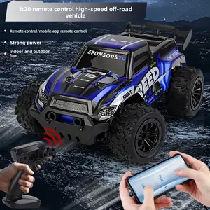 1:20 RC remote control off-road pickup truck, full proportional throttle, four-wheel drive, semi-high-speed racing car for boys