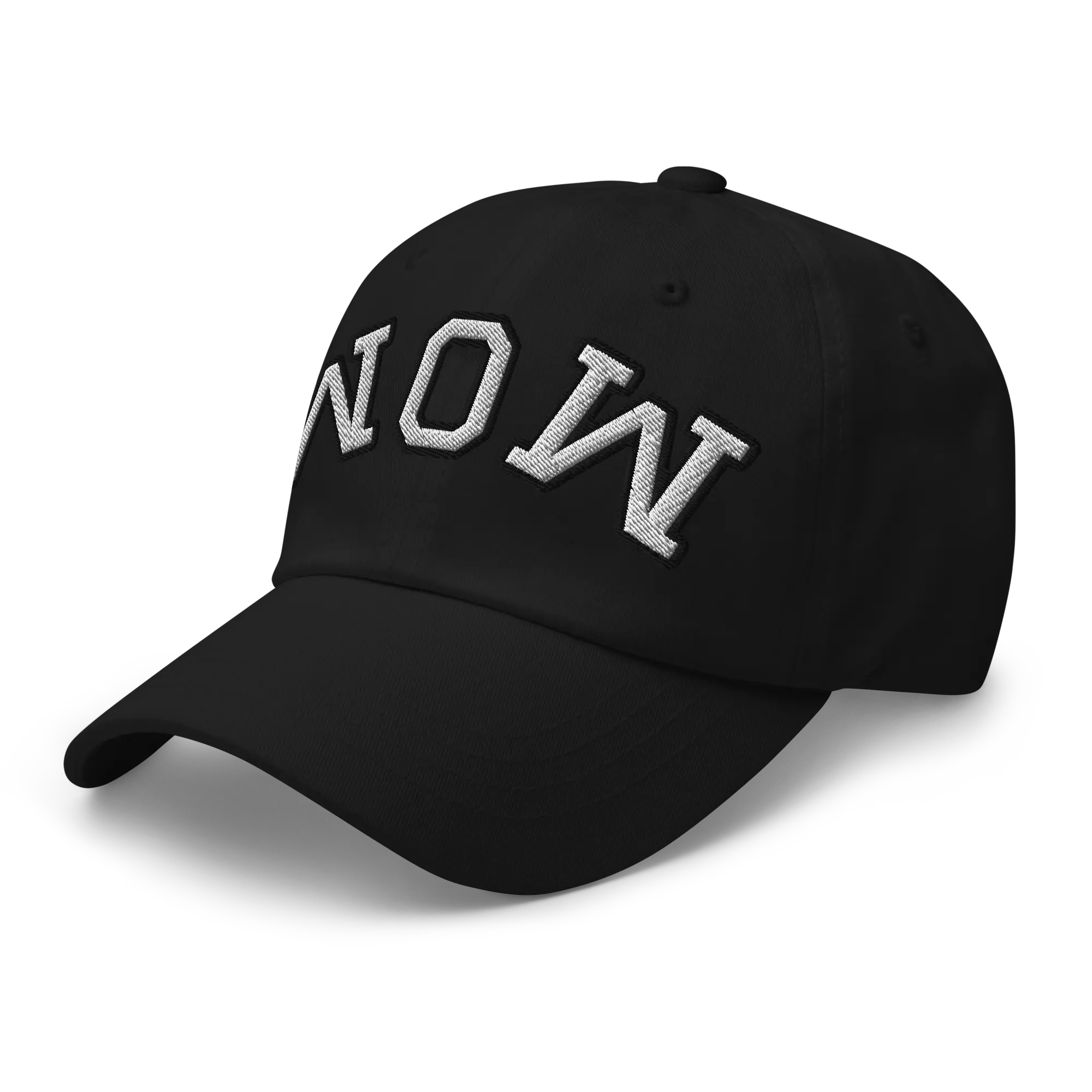 RIVEMUG NX Upside Down Mom Embroidered Curved Bill Cap Relaxed Fit Low Crown Adjustable Cap